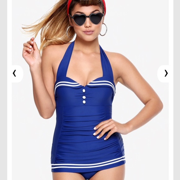 retro sailor swimsuit